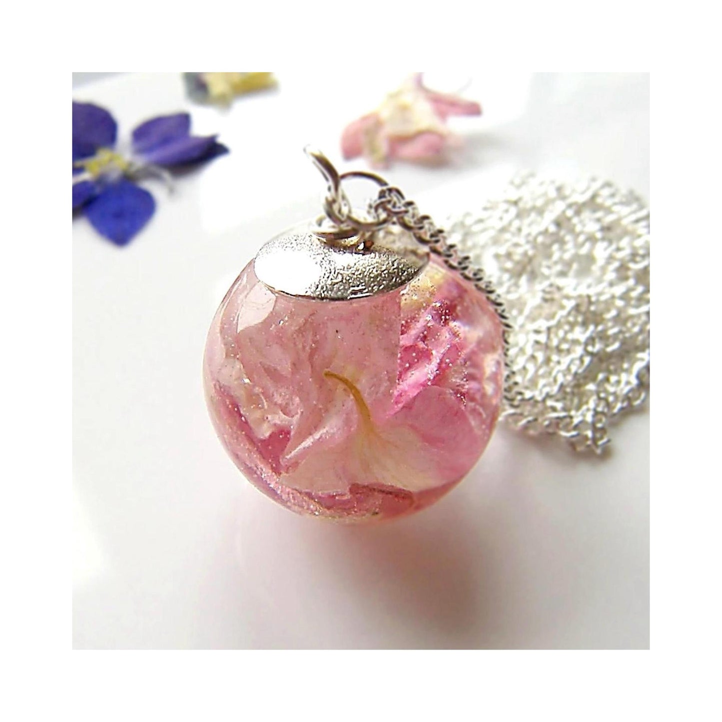 🌸 Bridal Bouquet Necklace – Preserve Your Wedding Flowers