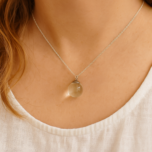 Water Drop Resin Necklace