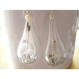 Dandelion Earrings, Make a Wish, Teardrop Earrings, Dandelion Jewelry, Bridesmaids Jewelry, Gifts for Women