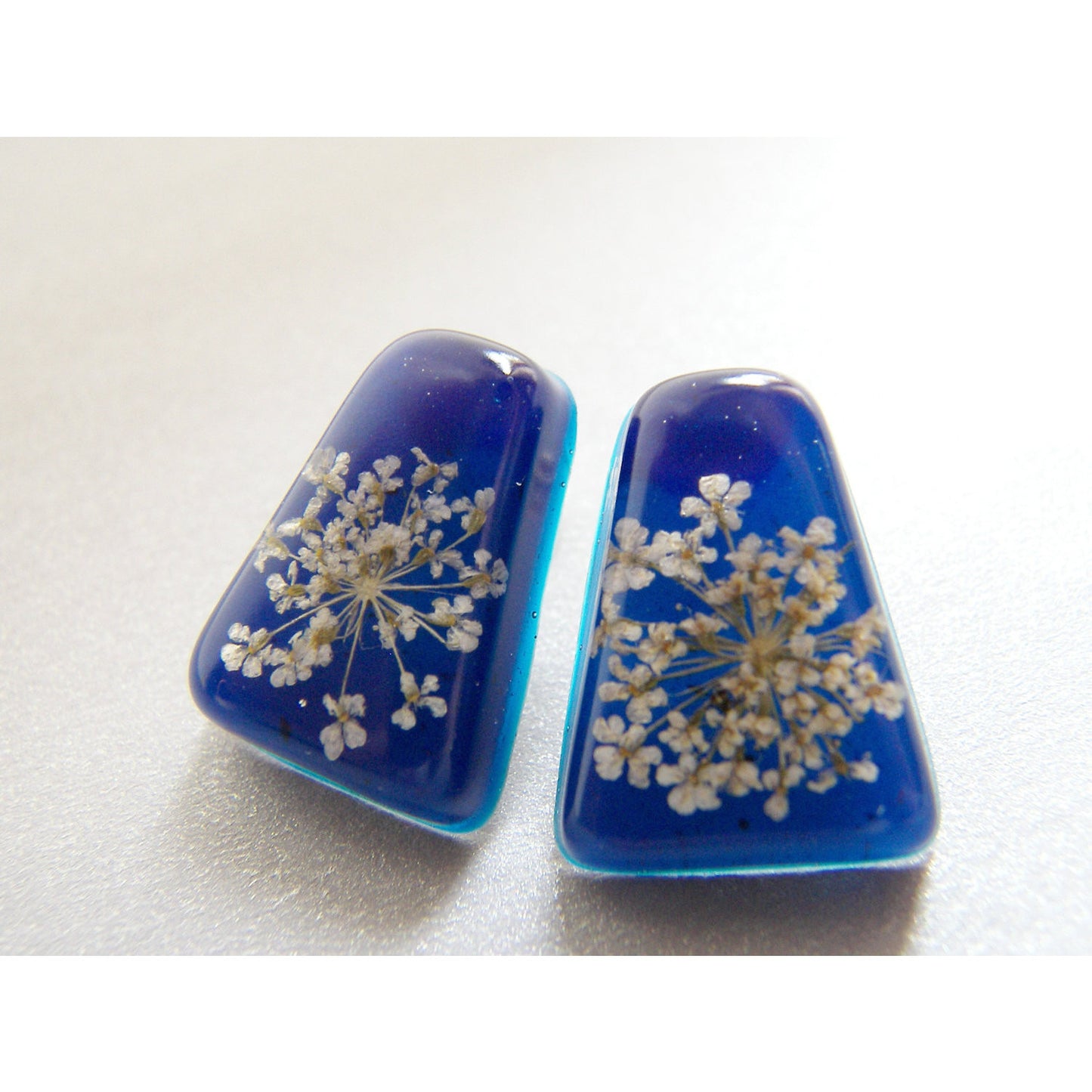 Flower Earrings, Real Flower Jewelry, Pressed Flower, Nature Jewelry, Stud Earrings, Holiday Gift Earrings