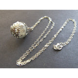 Bridesmaid Necklace Gift Set of 4 - Dandelion Wish Tiny Glass Globe - Wedding Jewelry