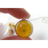 Buttercup Pendant, Real Flower, Botanical Necklace, Nature, Eco Friendly