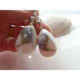 Lavender Earrings, Pressed Flower Jewelry, Bridal Gift, Bridesmaid Earrings, Floral Jewellery