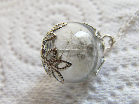 GIVEAWAY!!  WIN DANDELION NECKLACE