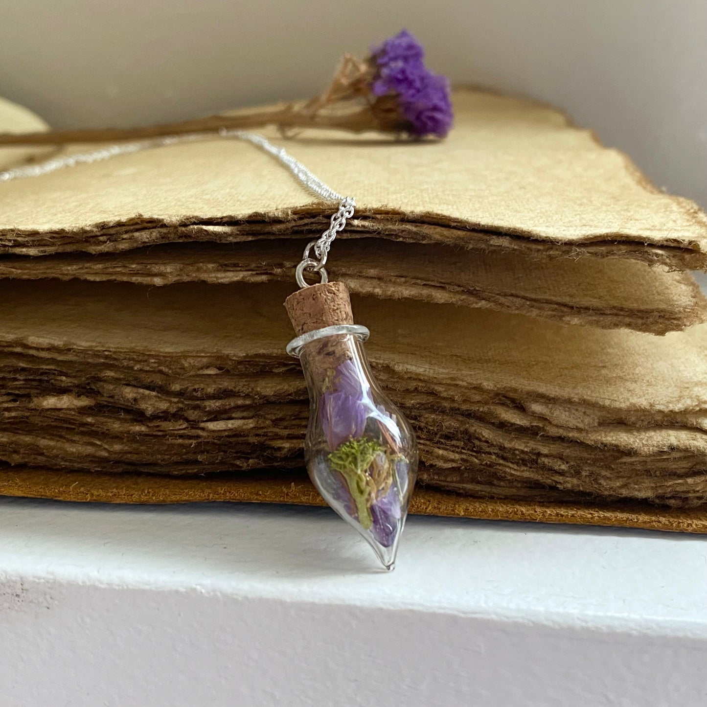 The Serenity Vial – Amethyst & Sea Lavender