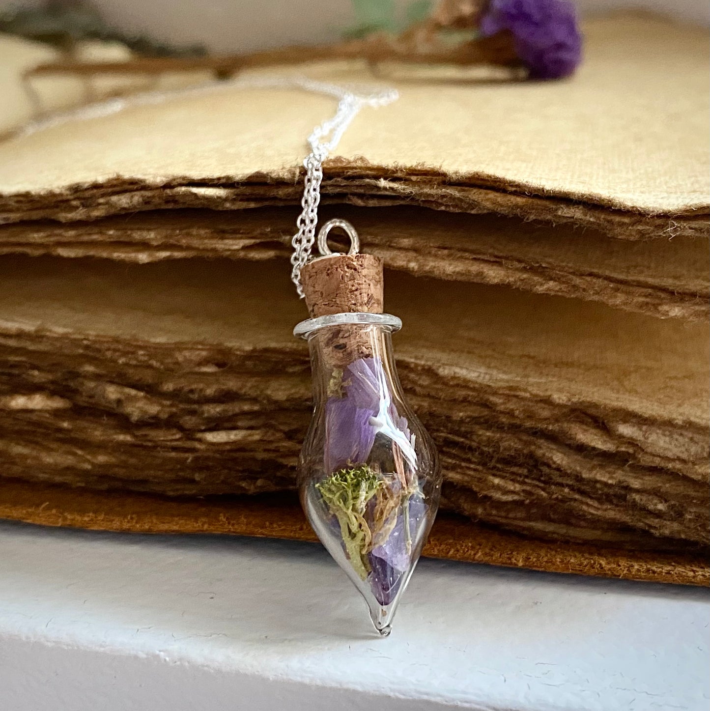 The Serenity Vial – Amethyst & Sea Lavender