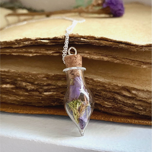The Serenity Vial – Amethyst & Sea Lavender