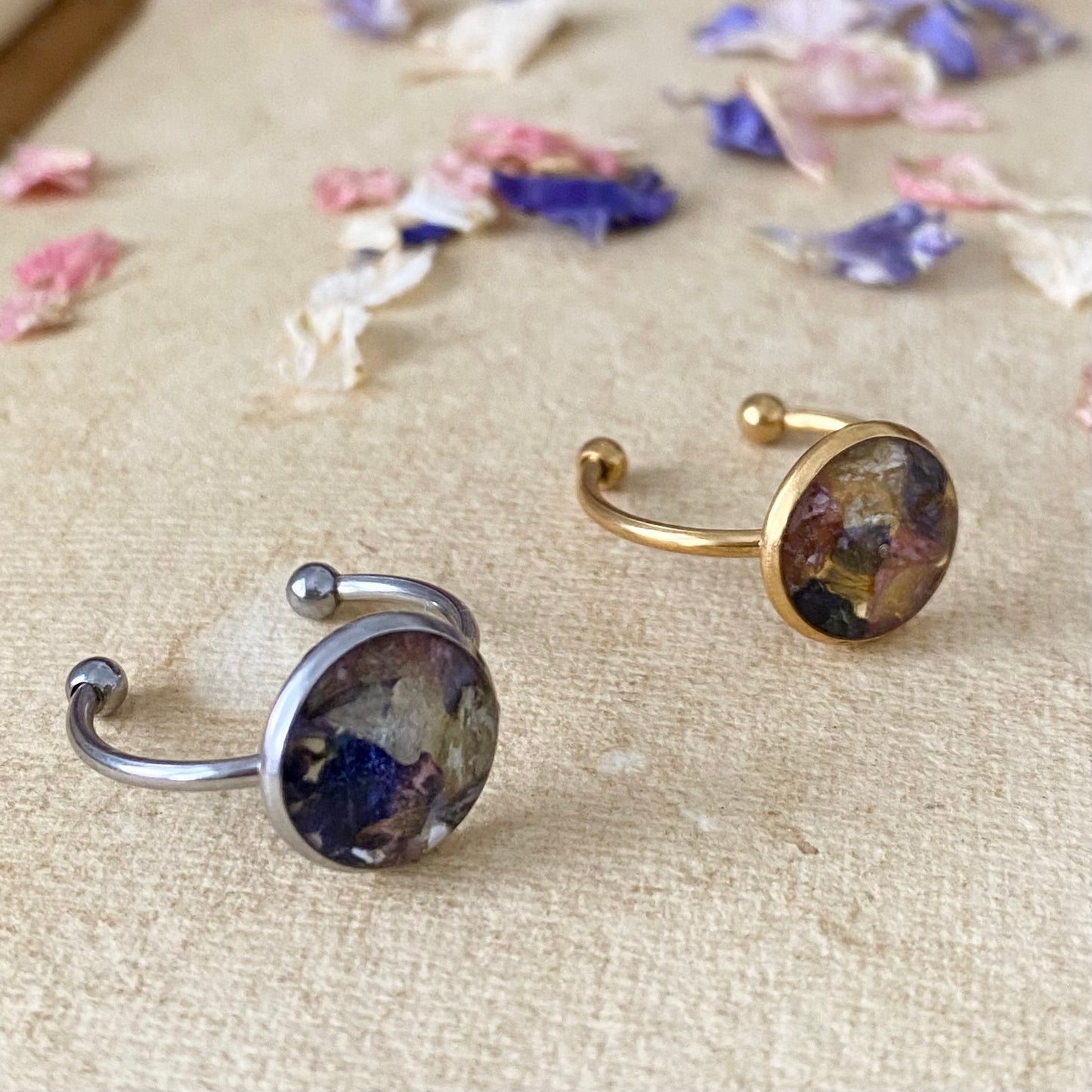 Custom Bridal Flower Ring, Preserve Your Wedding Bouquet, Handmade in Scotland