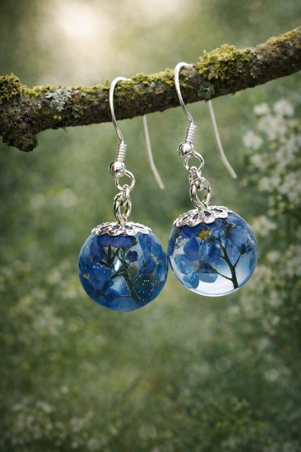 Forget me not earrings