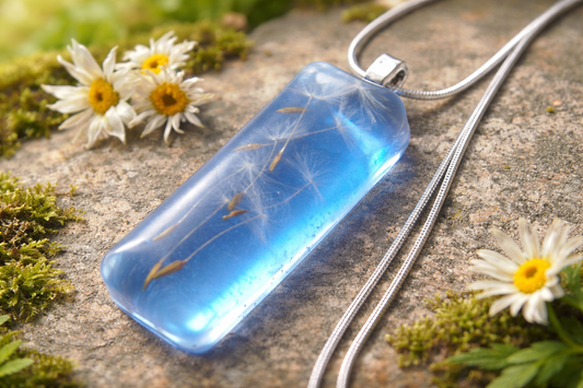 Dandelion Necklace, Botanical Pendant, Make a Wish, Woodland Necklace, Bridesmaids Gifts, Gifts for Women