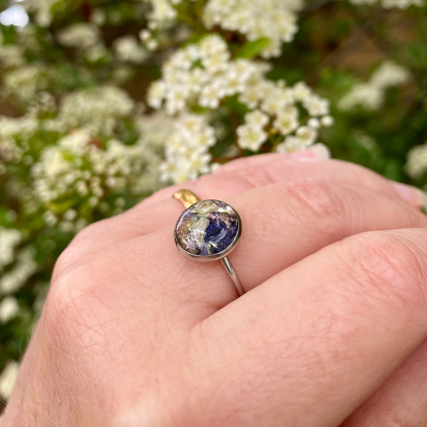 Custom Bridal Flower Ring, Preserve Your Wedding Bouquet, Handmade in Scotland