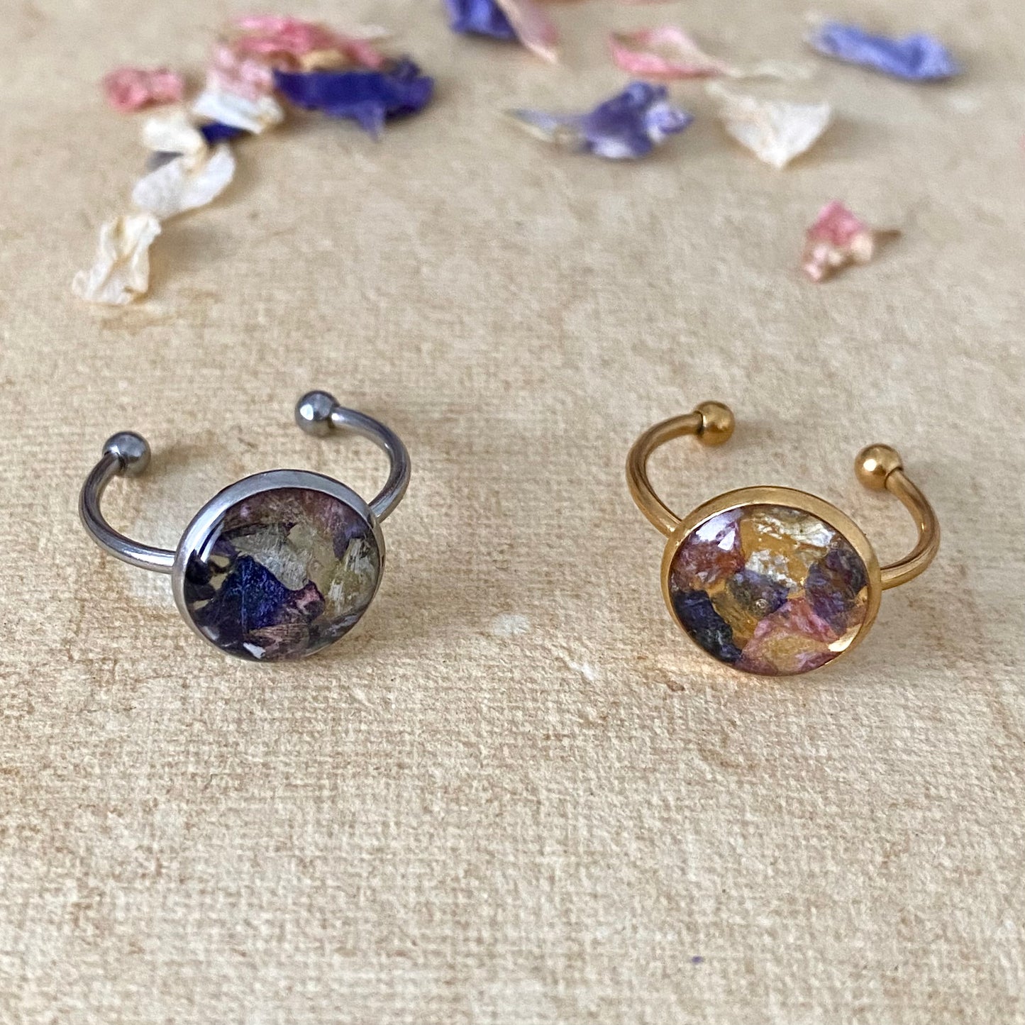 Custom Bridal Flower Ring, Preserve Your Wedding Bouquet, Handmade in Scotland