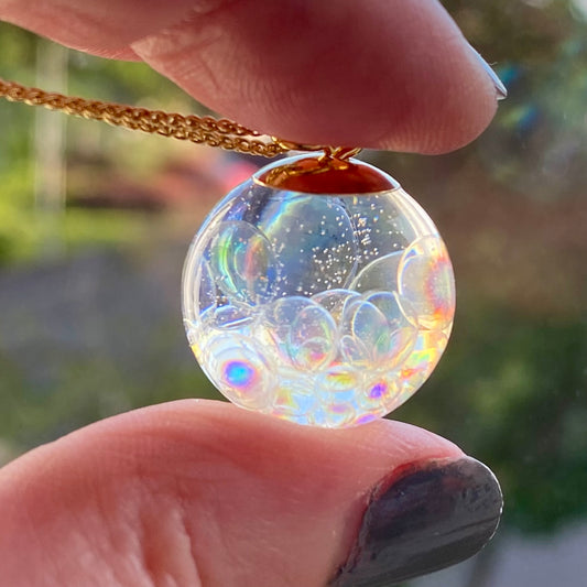 Golden Fairy Bubble Necklace