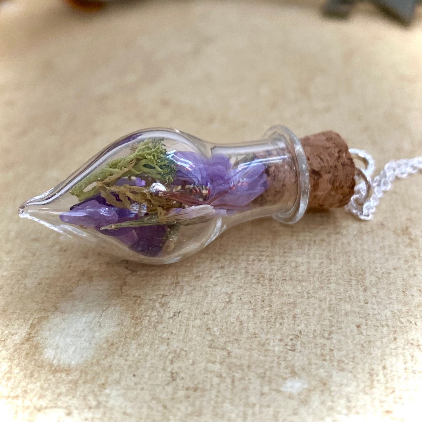 The Serenity Vial – Amethyst & Sea Lavender