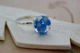 Sterling Silver Forget me not Ring