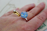 Sterling Silver Forget me not Ring