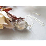 Glass Necklace, Pearl Necklace, Bridal Jewelry, Wedding Jewelry, Bridesmaids Gifts